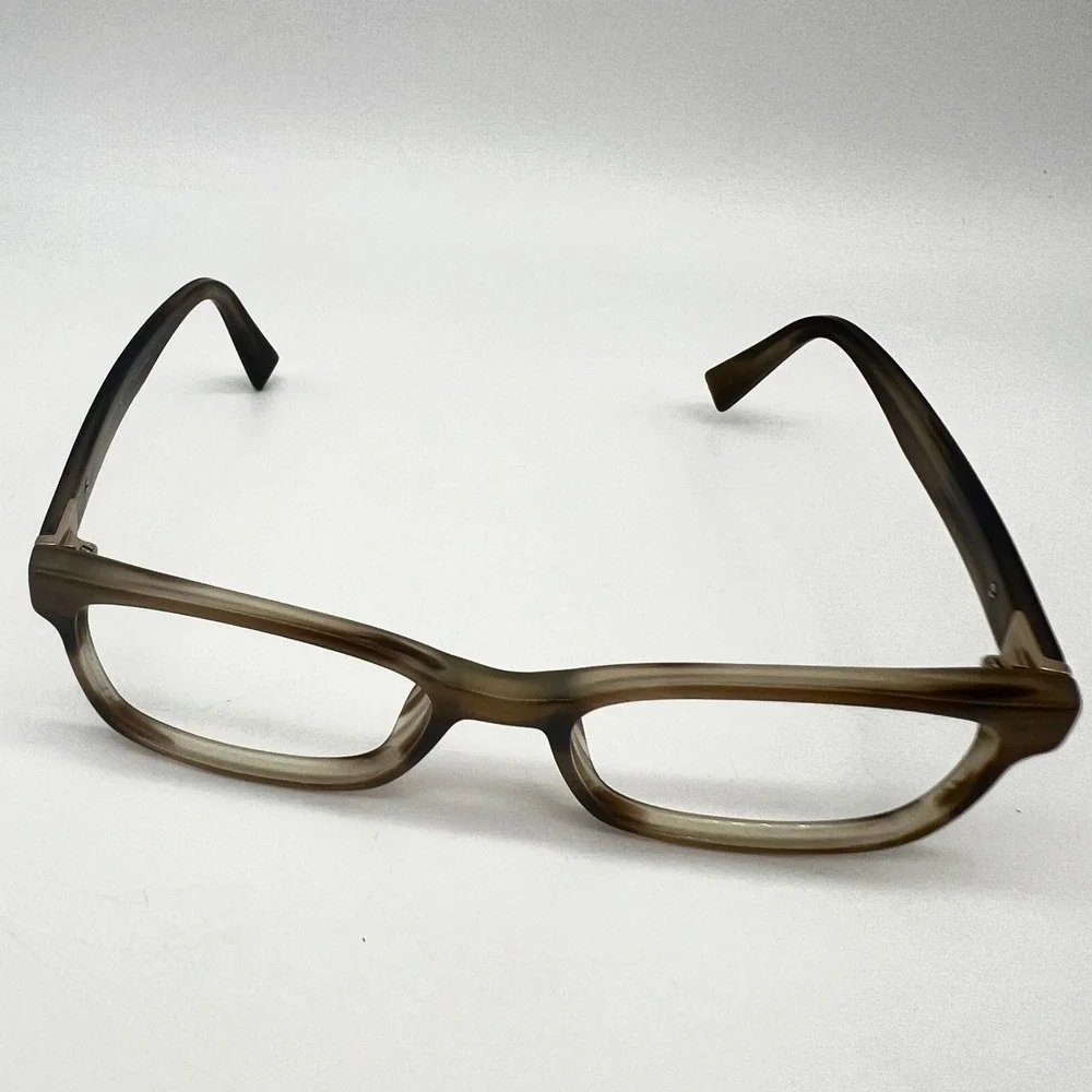 Seraphin Eyeglasses Brown Striated Handmade In Japan Women Eyewear Frames Only